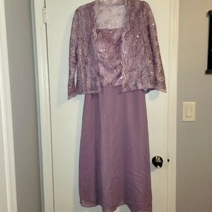 NWT Unknown MoB Formal Dress with Removable Lace Jacket